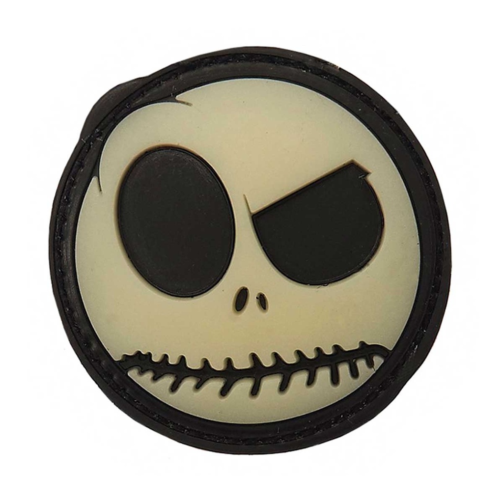 PARCHE PVC 3D PESADILLA OJOS VERDE-NEGRO