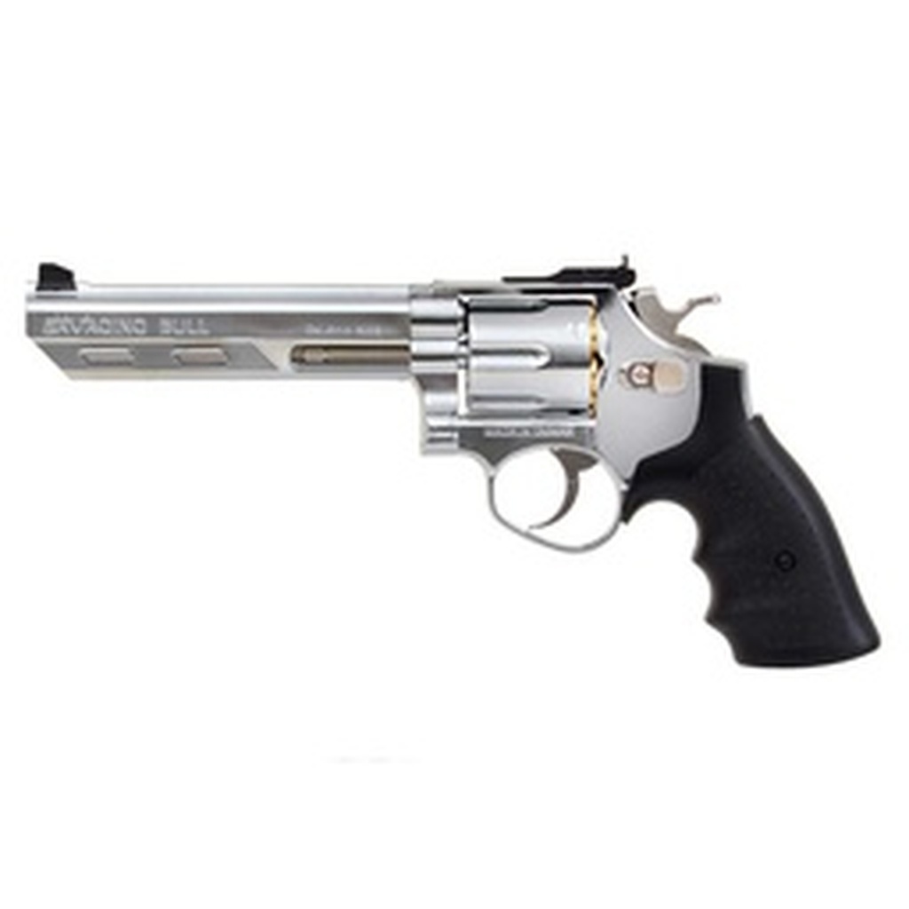 REVOLVER HFC 4" HG-133C-1 GAS PLATA