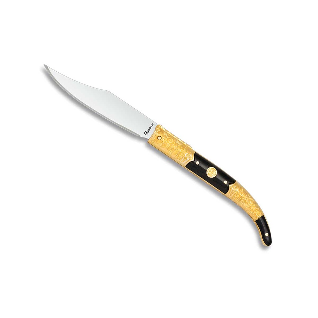 NAVAJA ALBAINOX DECORE 8.3CM DORADO-NEGRA