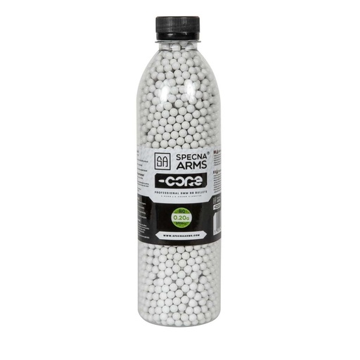[SPE-16-029715-00] BOLAS SPECNA ARMS CORE BIO 0.20G BOTELLA 3000PCS BLANCA