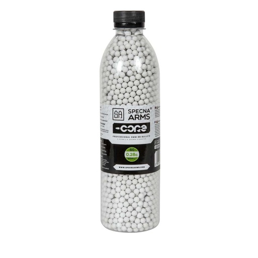 [SPE-16-029718-00] BOLAS SPECNA ARMS CORE BIO 0.28G BOTELLA 3000PCS BLANCA