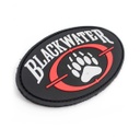 PARCHE PVC 3D BLACKWATER NEGRO-ROJO