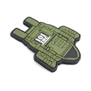 PARCHE PVC 3D CHALECO 101 INC VERDE
