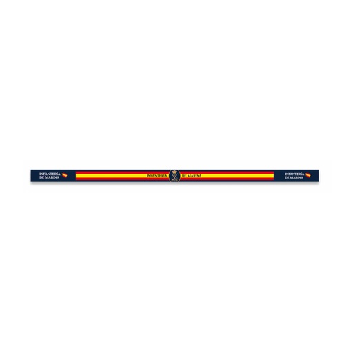 [16120] PULSERA CINTA BANDERA ESPAÑA 6PCS INFANTERIA DE MARINA