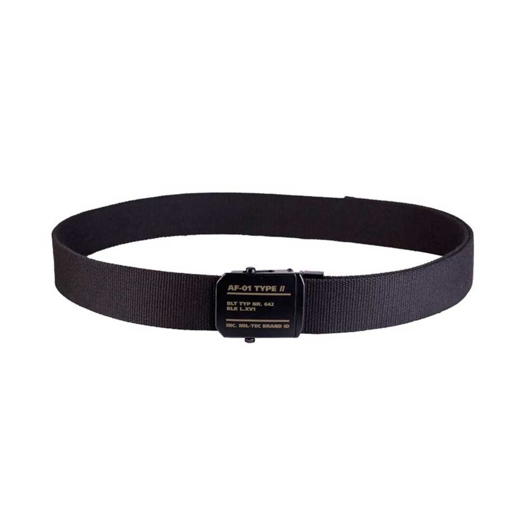 CINTURON ESTRECHO MILTEC AF-01 NEGRO