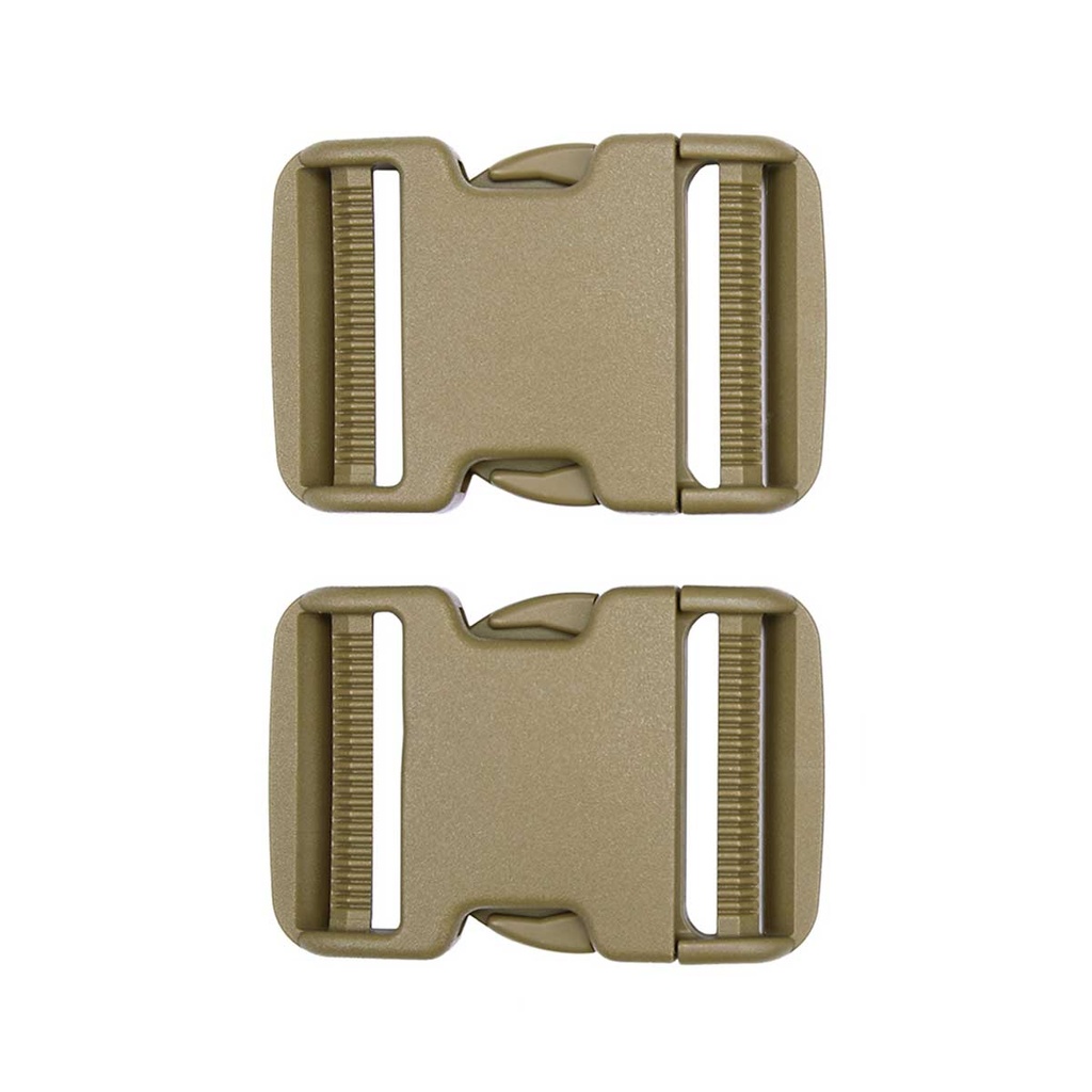 HEBILLA PVC LISA 101INC 5CM 2 UND.TAN