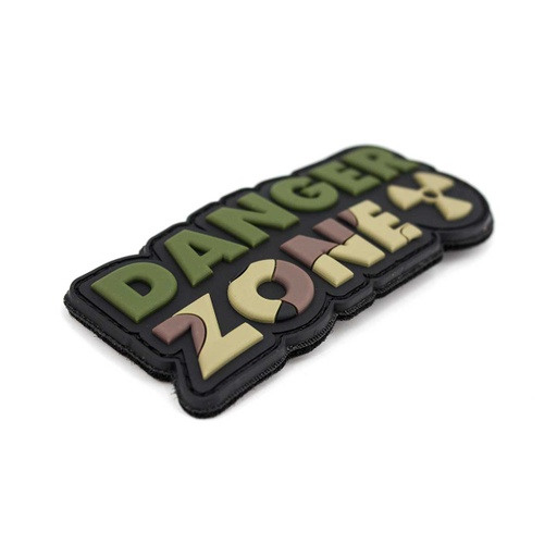 [V4441307330] PARCHE PVC DANGER ZONE VERDE
