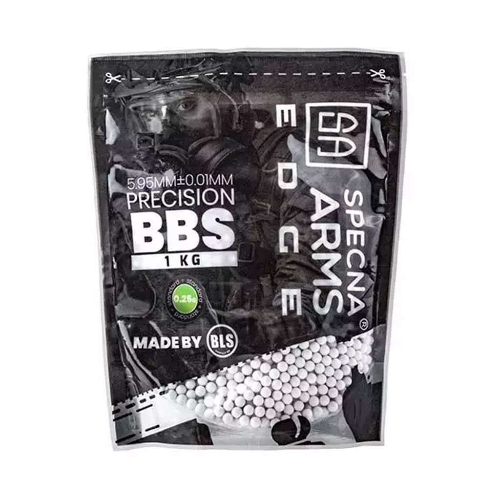 BOLAS SPECNA ARMS EDGE PRECISION BLS 0.25G 1KG BLANCAS