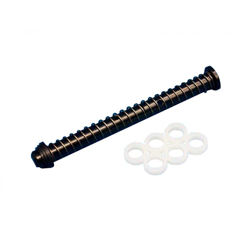 AIP STAINLESS STEEL RECOLL SPRING ROD SET FOR G17/18 BLACK