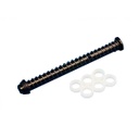 AIP STAINLESS STEEL RECOLL SPRING ROD SET FOR G17/18 BLACK