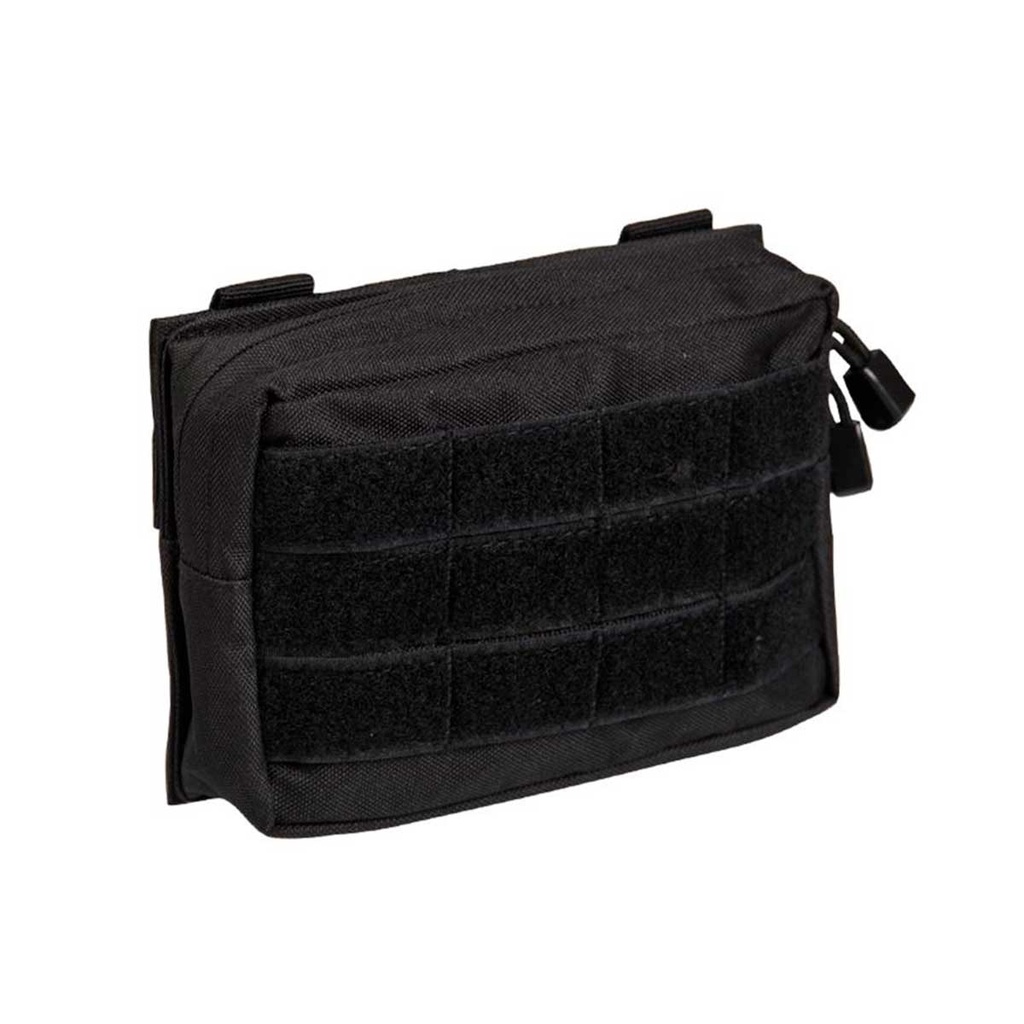 BOLSILLO MILTEC RECTANGULAR MOLLE VELCRO NEGRO