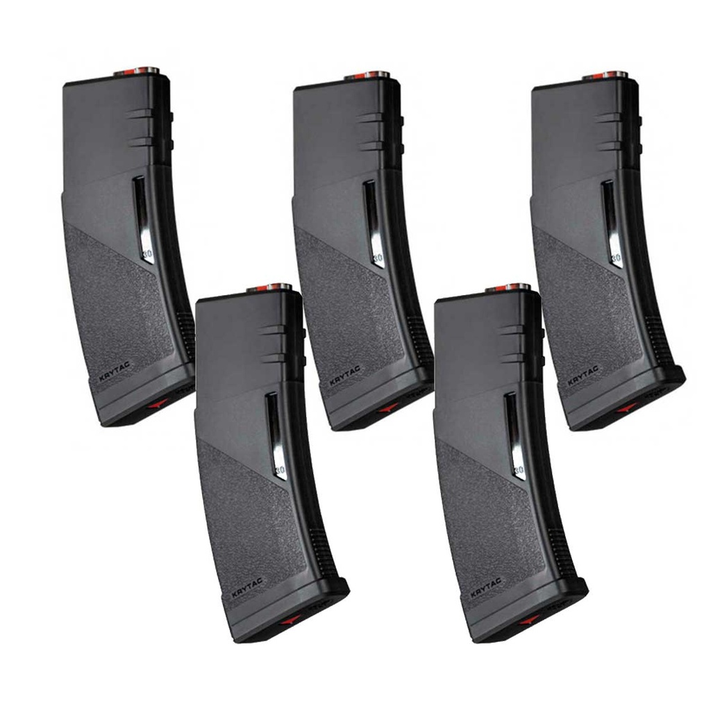 CARGADOR FUSIL M4 KRYTAC 150RDS 5PCS NEGRO