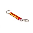 LLAVERO PARACORD CON MOSQUETON BANDERA ESPAÑA