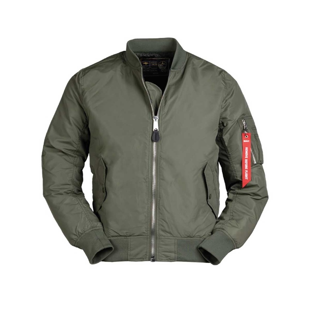 CAZADORA MILTEC MA1 SUMMER FINA VERDE
