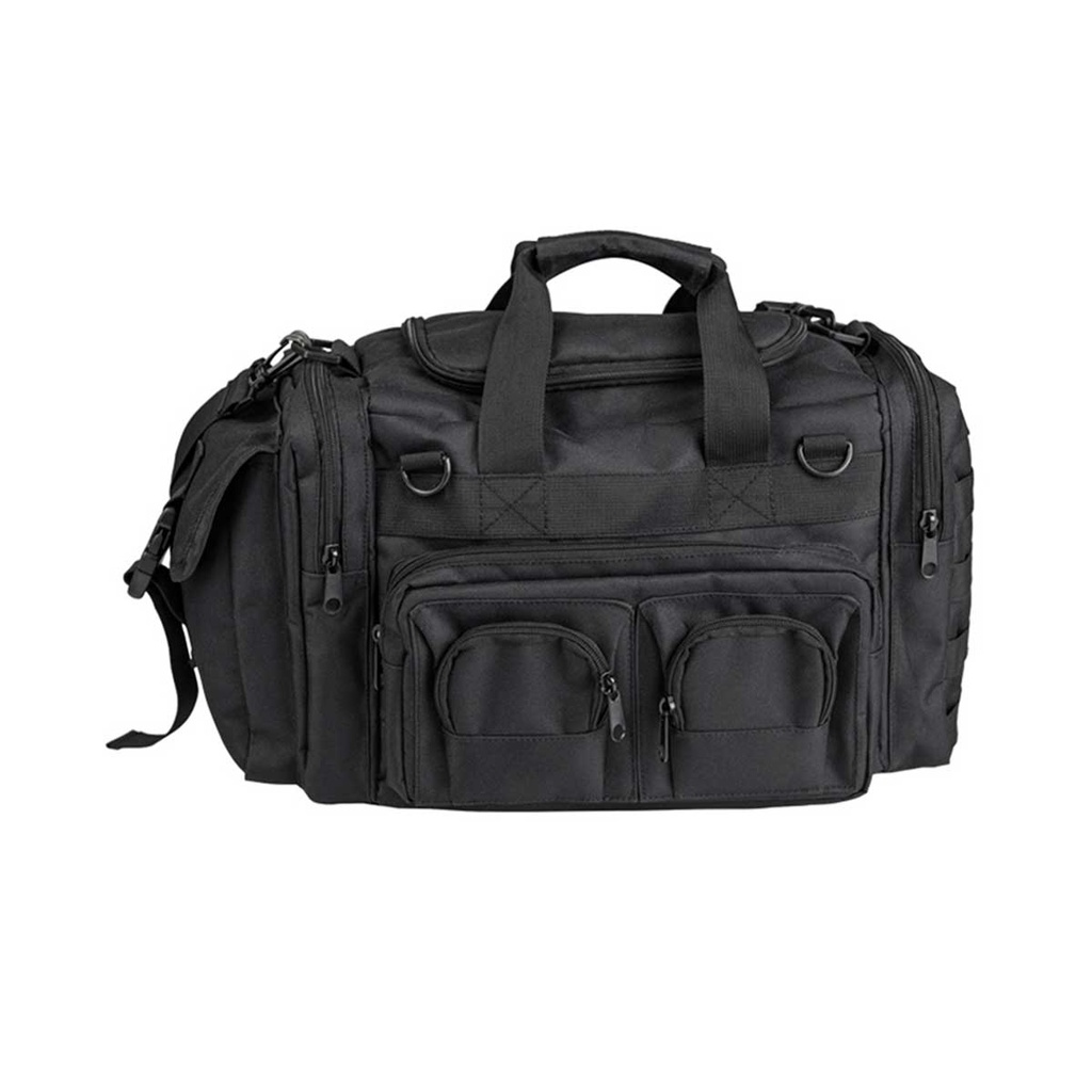 BOLSA DEPORTE MILTEC BOLSILLOS MOLLE PEQUEÑA NEGRA