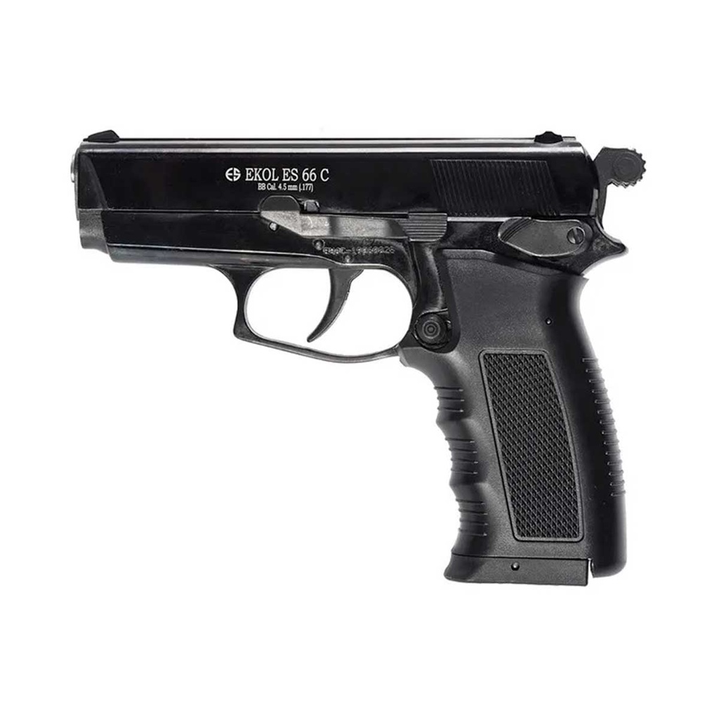 PISTOLA EKOL ES 66 C 4.5 CO2 NEGRA