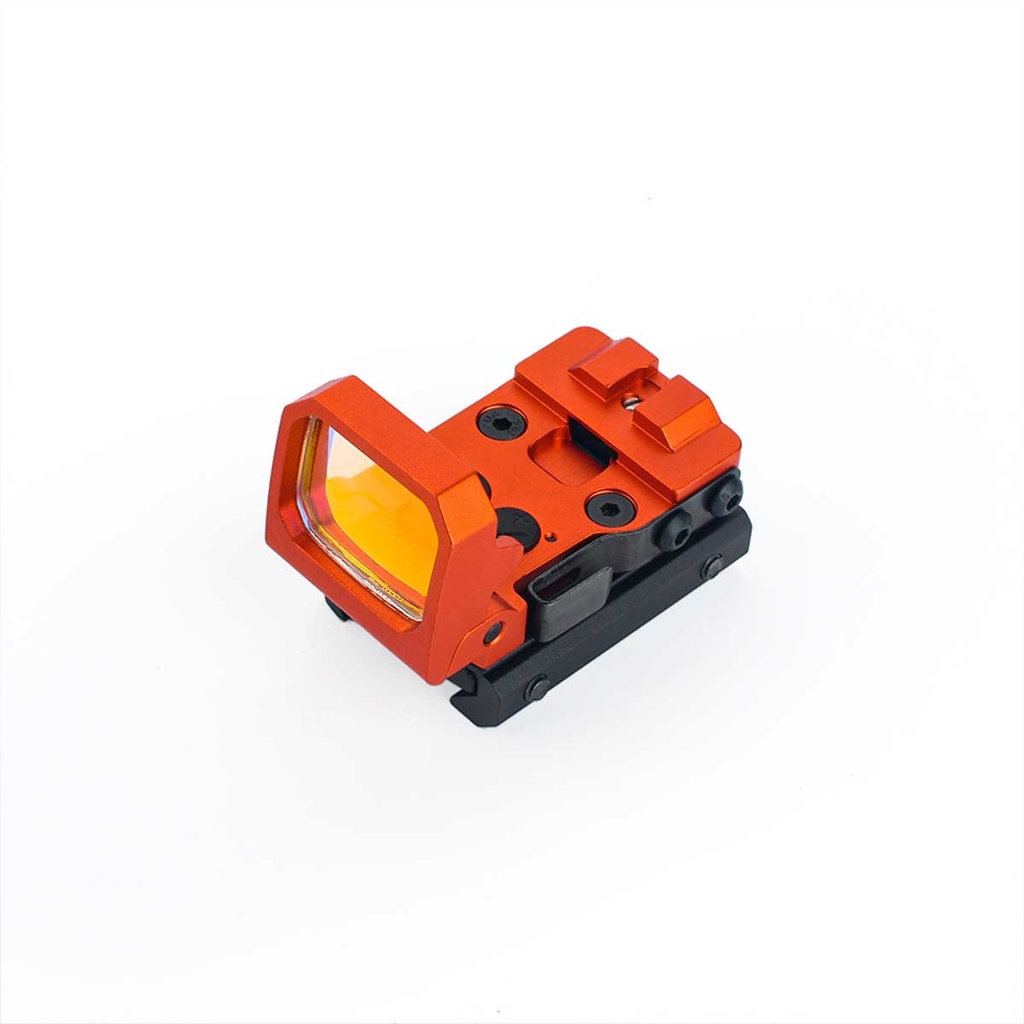 VISOR AIM-O FLIPDOT NARANJA