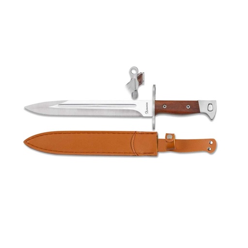 [32504] CUCHILLO ALBAINOX BAYONETA 23 CM MARRON