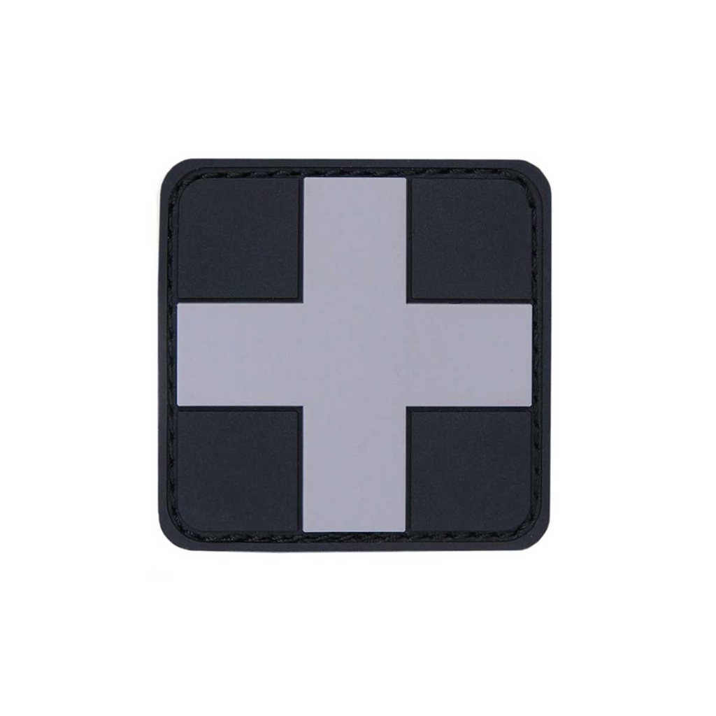 PARCHE PVC MEDICO NEGRO-GRIS