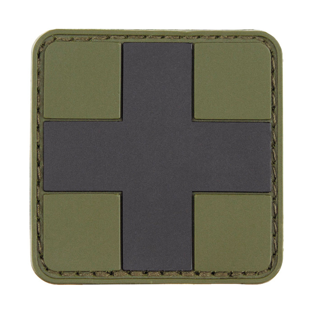 PARCHE PVC MEDICO VERDE-NEGRO