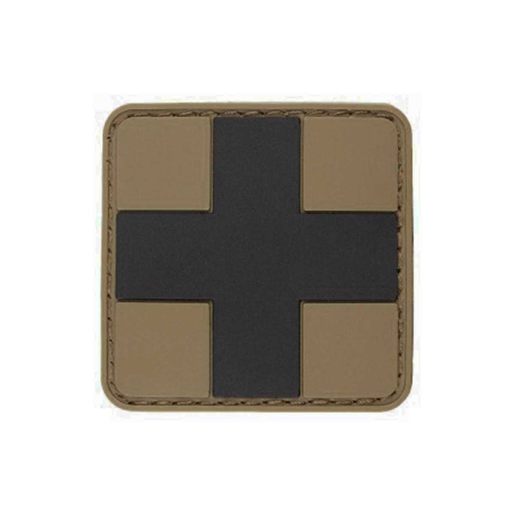 PARCHE PVC MEDICO PEQUEÑO 2.5 X 2.5 VERDE-NEGRO