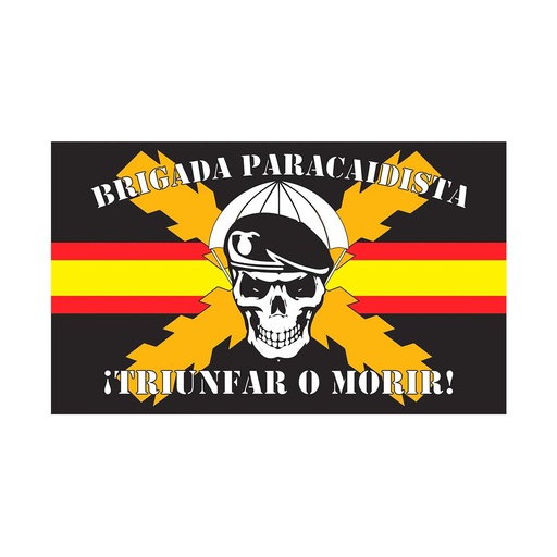 [DB-5315] BANDERA BRIPAC CALAVERA RASO 100 X 150 ESPAÑA