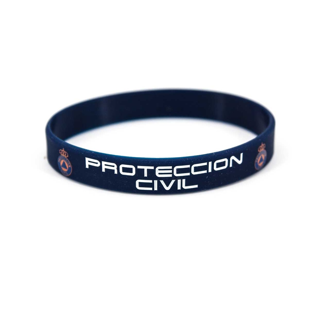 PULSERA GOMA PROTECCIÓN CIVIL MARINO