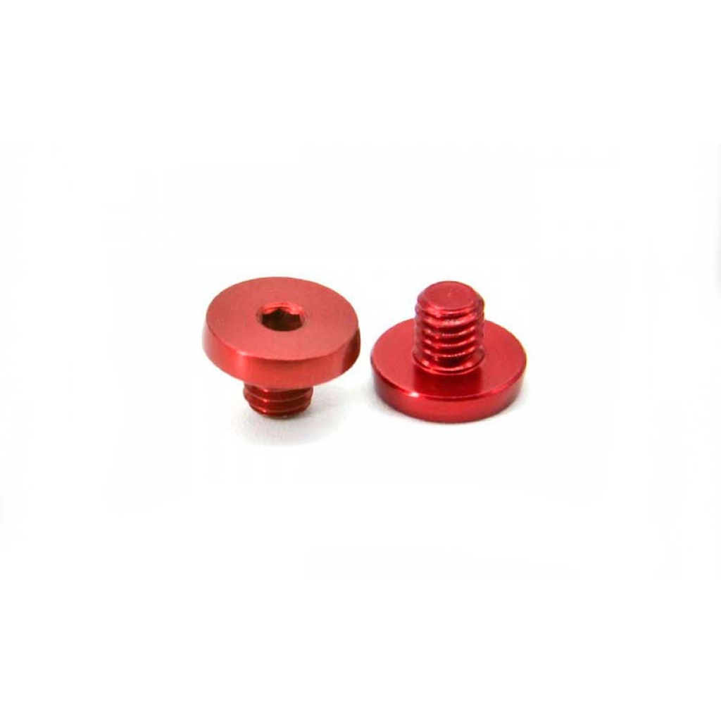 AIP 7075 ALUMINUM GRIP SCREWS TYPE 5 FOR TM 5.1/4.3 RED