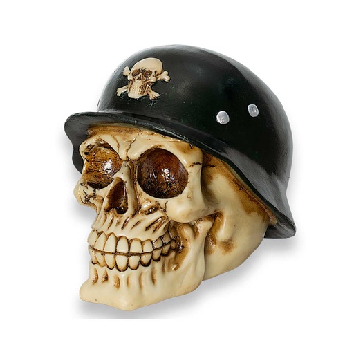[39312] CABEZA RESINA CALAVERA BONES CASCO VERDE