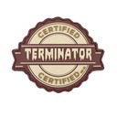 PARCHE PVC 3D TERMINATOR CERTIFIED COYOTE
