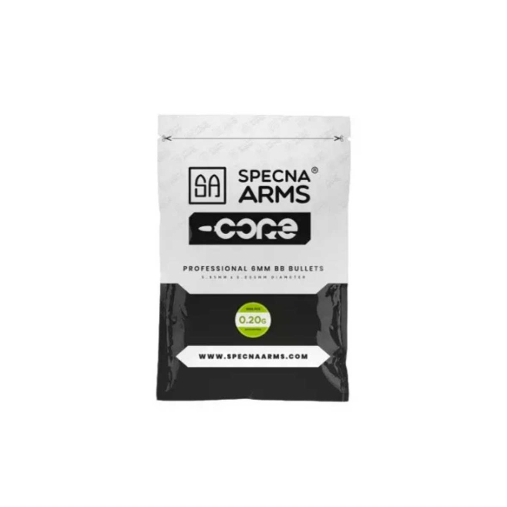 BOLAS SPECNA ARMS CORE BIO 0.20G 1000 BBS BLANCA