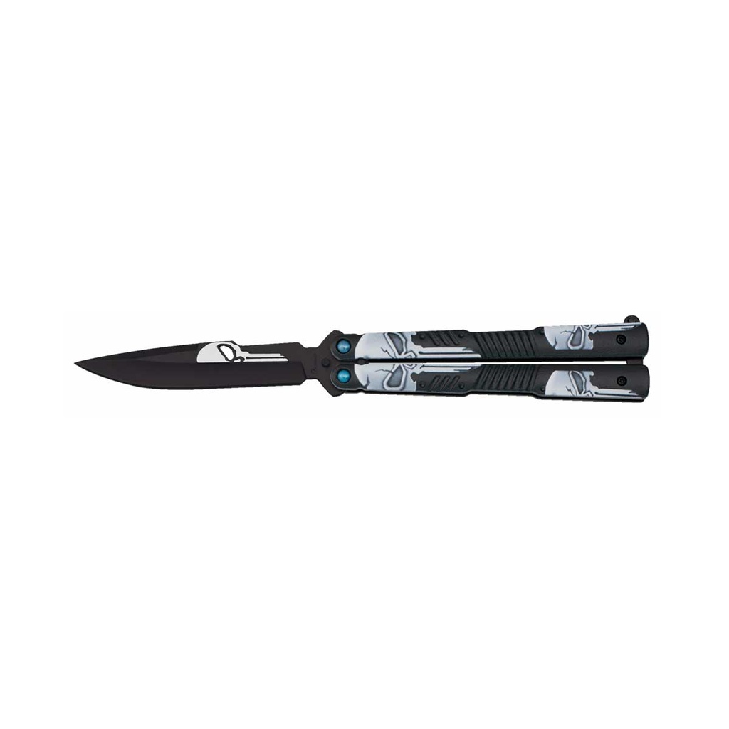 NAVAJA MARIPOSA ALBAINOX 10.4CM NEGRA