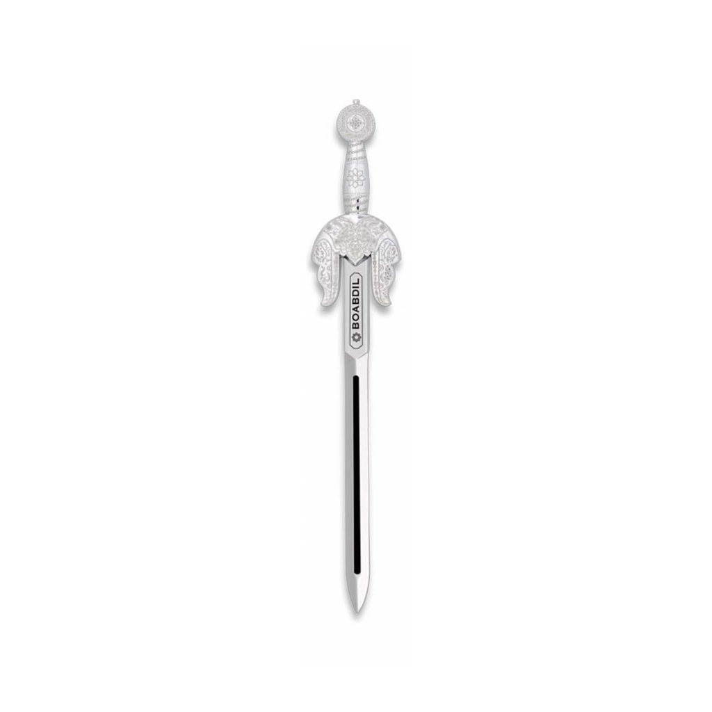 MINI ESPADA BOABDIL 18 CM PLATA