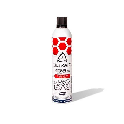 [19895A] BOTELLA GAS ASG ULTRAIR 178 PSI 570 ML ROJO