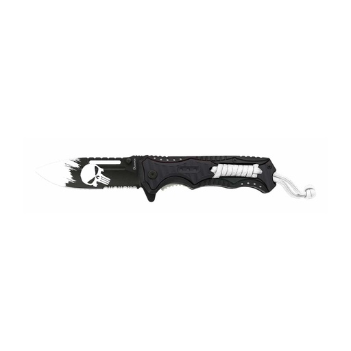 [18803] NAVAJA ALBAINOX CALAVERA CUERDA NEGRA