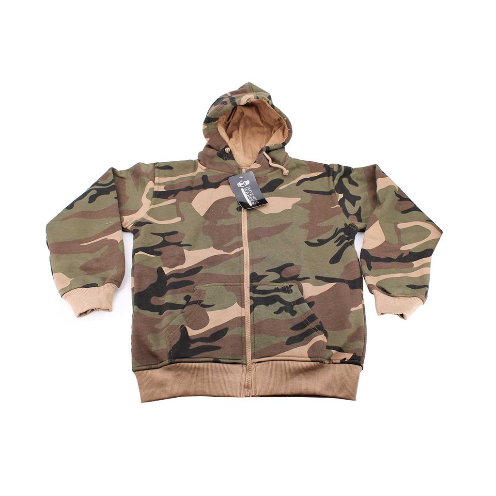 SUDADERA IMMORTAL NIÑO C/CREMALLERA CAMO