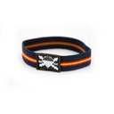 PULSERA ELASTICA ESPAÑA BRIPAC CENTRO NEGRO MARINO