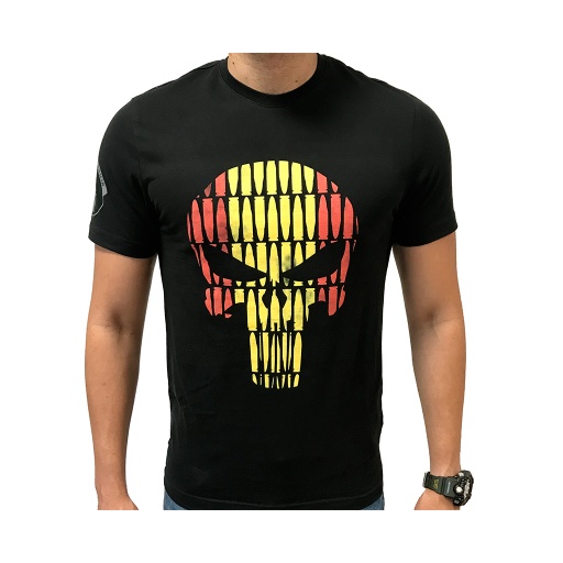 [IW100390-BK-3XL] CAMISETA IMMORTAL PUNISHER BALAS ESPAÑA (3XL)