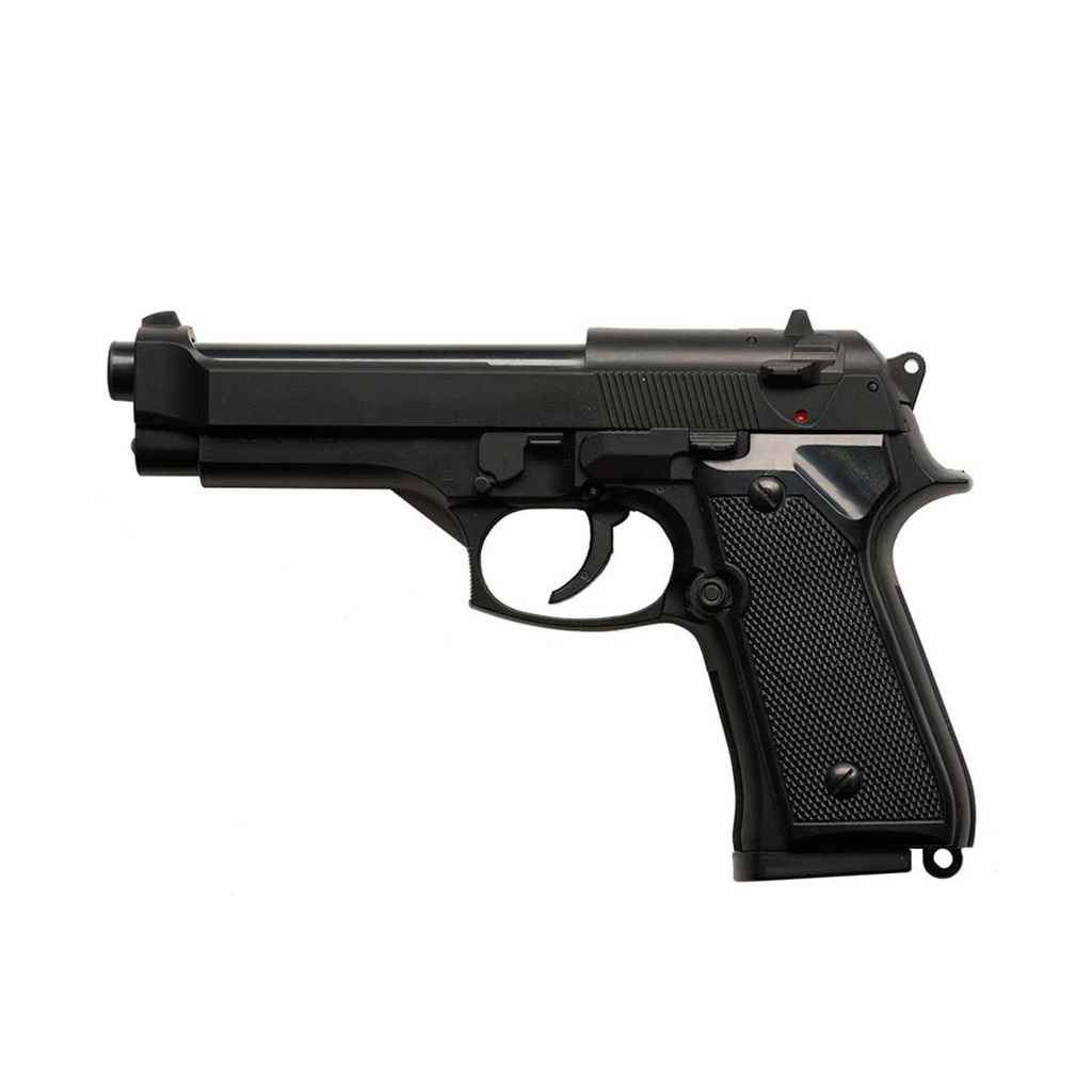 PISTOLA HFC BERETTA 92 HA-118EB MUELLE NEGRA-PLATA