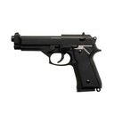 PISTOLA HFC BERETTA 92 HA-118EB MUELLE NEGRA-PLATA