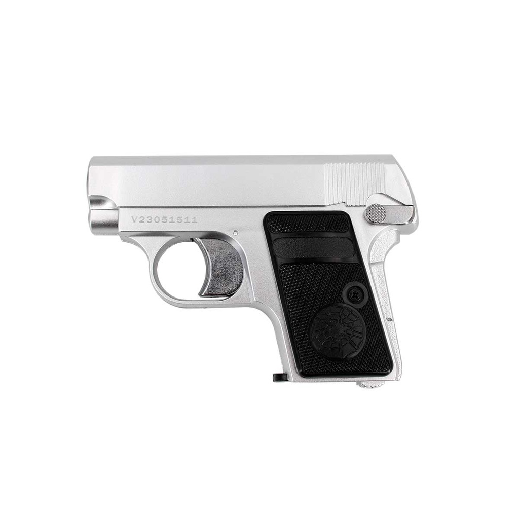 PISTOLA HFC MINI HG-107S GAS PLATA