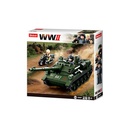TANQUE SLUBAN WWII SU-85 338 PCS VERDE