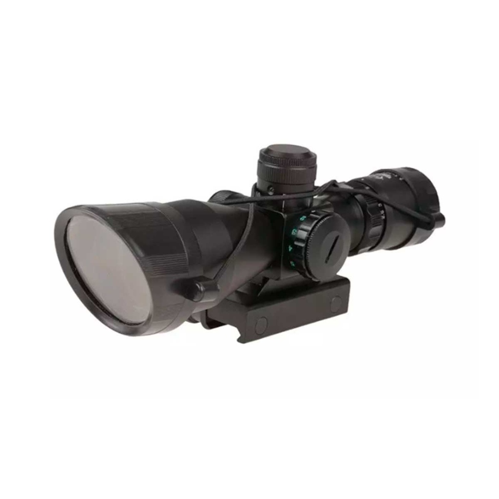 VISOR MAGNIFICADOR THETA OPTICS 2.5-10X40 NEGRO