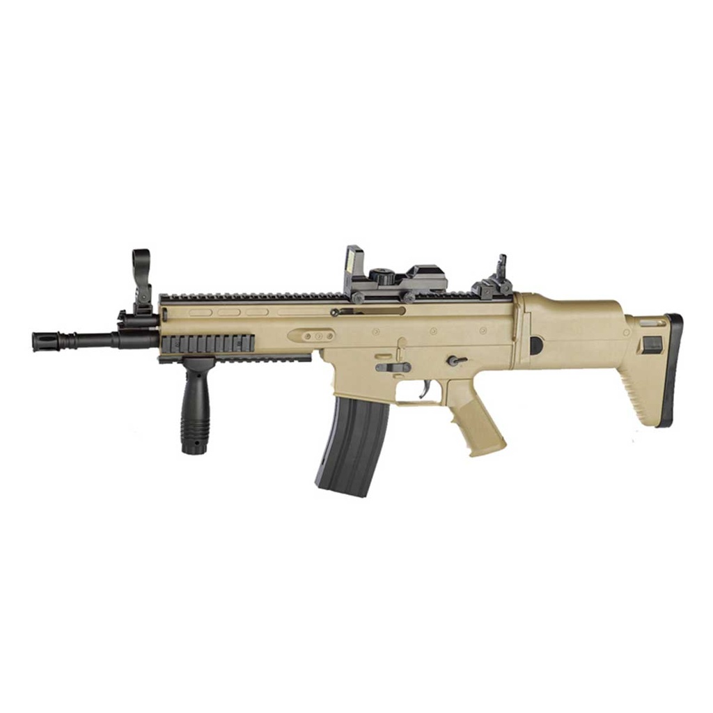 FUSIL VIGOR SCAR-L C/ VISOR MUELLE TAN
