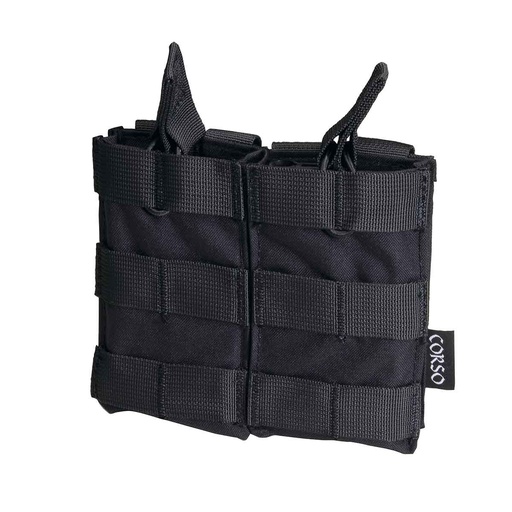 [CRS-040813-BK] POUCH CORSO CARGADOR M4 DOBLE DAGGER MOLLE NEGRO