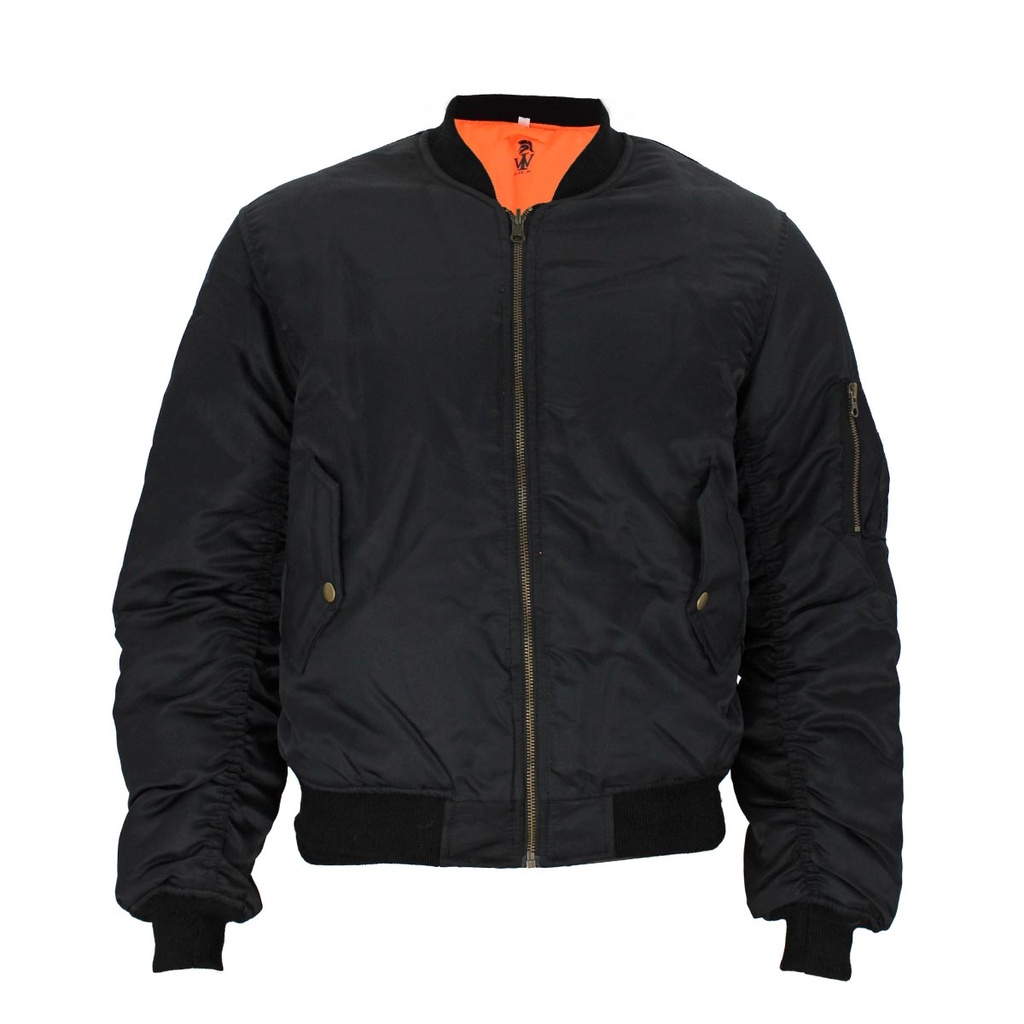 CAZADORA BOMBER IMMORTAL NEGRA