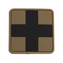 PARCHE IMMORTAL PVC MEDICO TAN-NEGRO