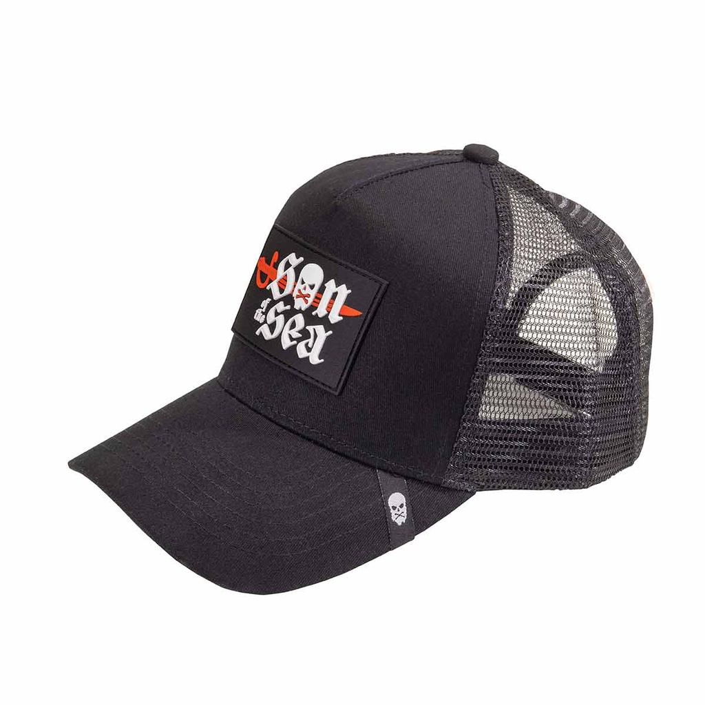GORRA CORSO REJILLA SON OF THE SEA NEGRA