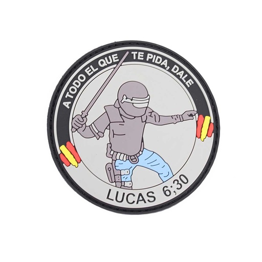 [IW-08326-WG] PARCHE IMMORTAL PVC LUCAS 6.30 GRIS