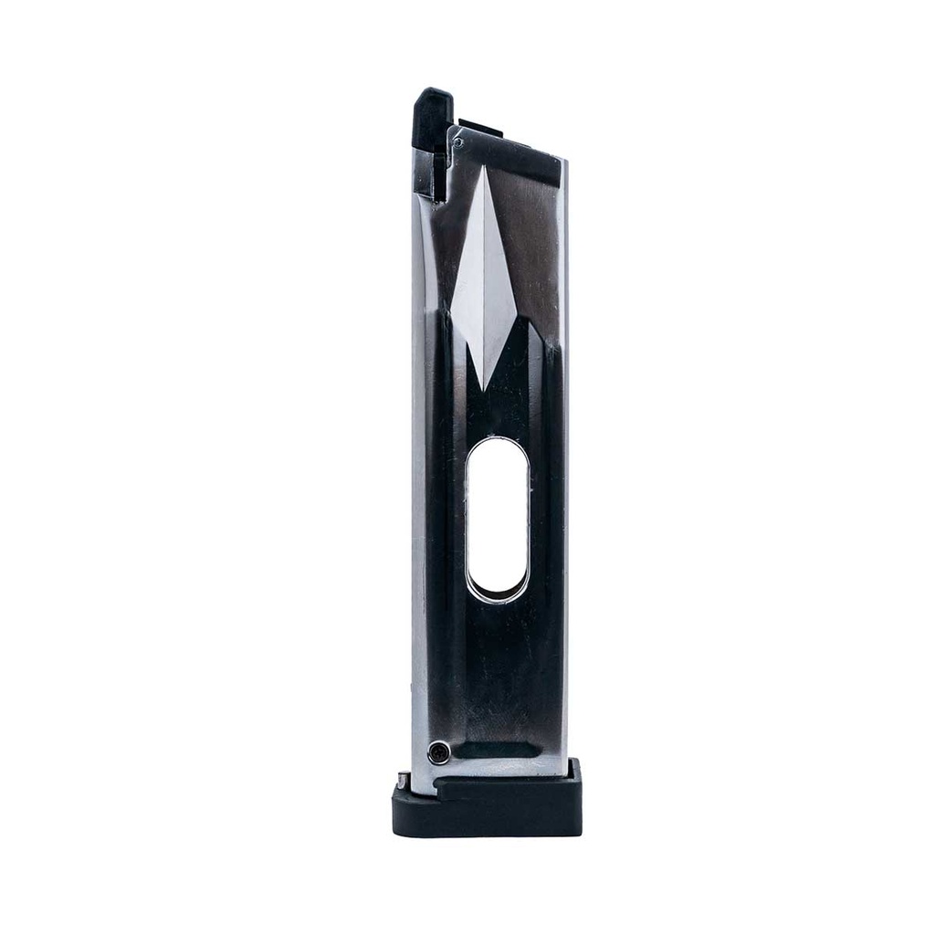 CARGADOR PISTOLA ASG PIT VIPER EXTENDIDO 30RDS CO2 PLATA